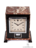 A French Art Deco marble Reutter patent atmos clock, circa 1932