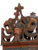 An early South German polychrome automaton wall clock, circa 1590.