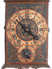An early South German polychrome automaton wall clock, circa 1590.