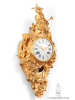 A fine French Louis XV ormolu cartel wall clock, Décle A Paris, 1754