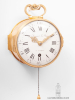 A rare French Louis XVI quarter repeating wall clock, Meunier Le Jeune, circa 1770.