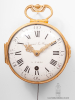 A rare French Louis XVI quarter repeating wall clock, Meunier Le Jeune, circa 1770.