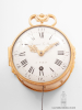 A rare French Louis XVI quarter repeating wall clock, Meunier Le Jeune, circa 1770.