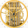 A fine French Directoire skeleton table regulator, Robert Robin, circa 1800