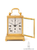 A small Austrian grande sonnerie travel clock, circa 1850.