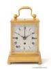 A small Austrian grande sonnerie travel clock, circa 1850.