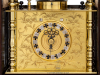 A Japanese table clock with strike and calendar, Makura-Dokei, circa 1840.