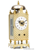 A miniature Northern French brass table lantern clock, circa 1780