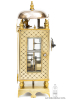 A miniature Northern French brass table lantern clock, circa 1780
