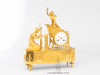 A French Empire ormolu mantel clock 'Ars Amatoria', circa 1800