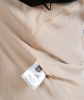 Alexander McQueen 2008 Zwart en Nude Zijden Asymmetrische Drapeer Jurk - Alexander McQueen