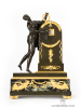 A fine French Empire mantel clock oubli du temps by Galle, circa 1810.