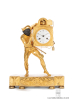 A French Empire ormolu mantel clock 'Harlequin', circa 1815
