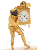 A French Empire ormolu mantel clock 'Harlequin', circa 1815