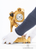 A French Empire ormolu mantel clock 'Harlequin', circa 1815