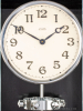Een Franse Art Deco Reutter patent wand atmos klok RM1, circa 1934.