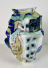 Babs Haenen, keramische sculpturaal werk 1990, met signatuur ingekrast. - Babs Haenen
