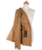 Gianfranco Ferré Camel Brown Silk Jacket – S/S 2004 Runway Collection - Gianfranco Ferré