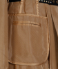 Gianfranco Ferré Camel Brown Silk Jacket – S/S 2004 Runway Collection - Gianfranco Ferré