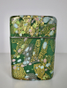 Kyohei Fujita (1921-2004), large, ornamented, lidded box, green glass with gold foils - Kyohei Fujita