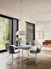 Poul Kjaerholm (Denemarken 1929 - 1980), set (4) PK9 stoelen, (Tulp stoelen) met bruin leren bekleding, editie Kold Christensen - Poul Kjaerholm