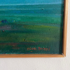 Dirk Breed, oil painting on linen, titled 'Polderlandschap', painted around 1990. - Dirk Breed