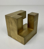 André Volten (Andijk 1925-2002 Amsterdam), brass openwork cube, ca. 1990 - Andre Theo Aart Andre Volten