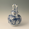 A large Chinese porcelain teapot