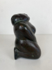 Jan Meefout, bronze sculpture, naked woman looking up, Edition 7 - Johannes Petrus Wilhelmus (Jan) Meefout