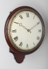 A fine English mahogany dial wall timepiece, circa 1820.