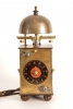 A small Japanese brass lantern clock, circa 1800