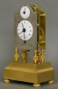 S14 Ormolu and silvered-bronze mantle clock