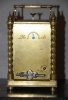 C20 Gilt bronze Pendule D'Officier with quarter repetition and alarm
