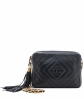 Chanel 'Camera Bag' in Black Chevron Quilted Leather Tassel - Chanel
