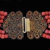 Antiek bloedkoraal collier
