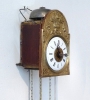 Sorg-Uhr, aantrekkelijk miniatuur wandklokje, wekker en slagwerk, Zuid Duits, circa 1850.