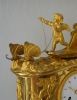 Chariot clock of the alliance between Psyché and Cupid (soul and love)/ butterfly chariot, by Arnoux à Paris, ca. 1810.