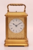A fine French gilt brass 'Giant' carriage clock, Drocourt, circa 1870