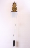 A rare early French brass lantern alarm timepiece,Rousseau A Lyon, circa 1665