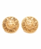Chanel Medallion Necklace with Clip On Earrings - Chanel
