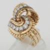 gold & diamond dress ring