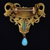 Art Nouveau brooch-pendant