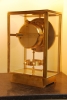 M195 Grote verguld bronzen Atmos klok, Reutter no 6259, 4 glazen, Frankrijk