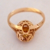 Fancy colour diamond ring