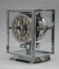M115 Chrome  plated art deco J. L. Reutter four-glass Atmos clock