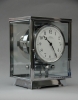 M136 Chrome plated art deco J. L. Reutter ENAMELED DIAL four-glass Atmos clock