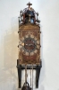 Een gotische ijzeren klok met waag/foliot, Zuid Duits, datum 1607.