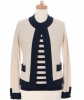 Chanel Cashmere Striped Twinset 97C - Chanel