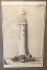 J.F. Malinvaud: study drawings of the Eddystone Lighthouse