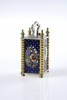 A decorative miniature carriage clock, 8 day,  enamel, Melik Watch Co. Fab. Suisse, circa 1920.